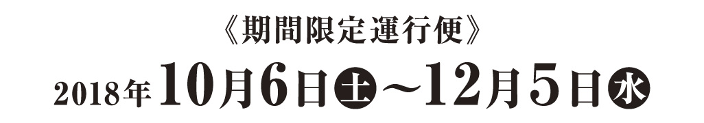 期間限定運航便